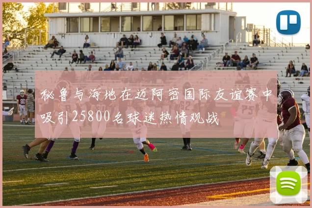 秘鲁与海地在迈阿密国际友谊赛中吸引25800名球迷热情观战
